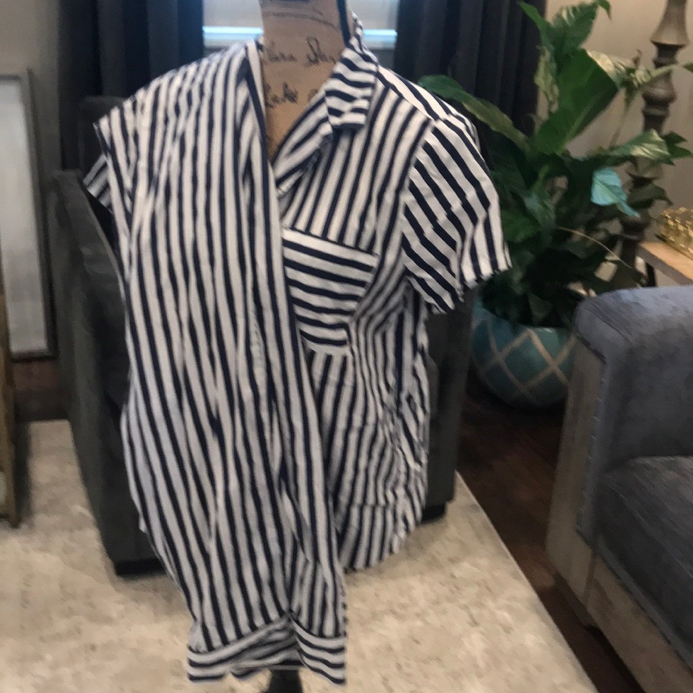 SOMA Pajama Set Navy Stripe- XS/S Perfect!